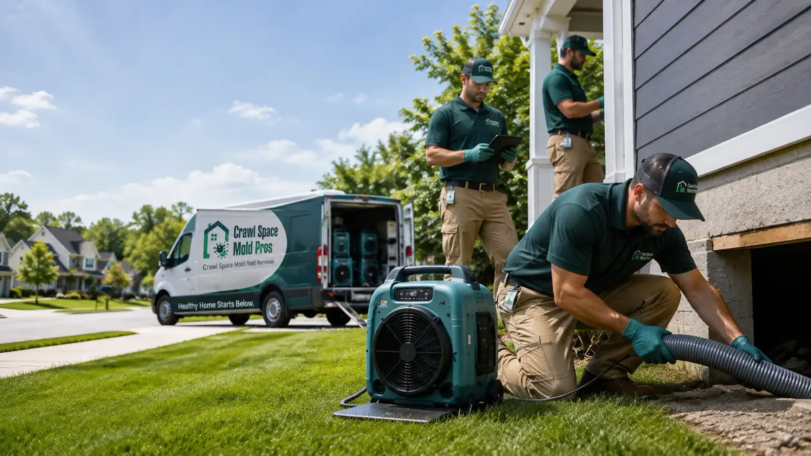 Crawl Space Mold Removal in Perkins, MI